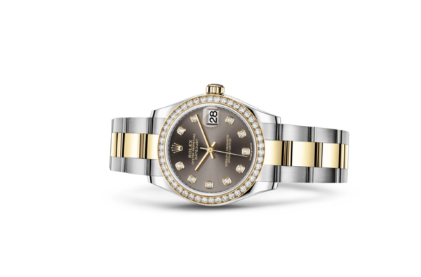 Rolex Datejust 31 Oyster 31 mm Oystersteel yellow gold and diamonds m278383rbr-0021