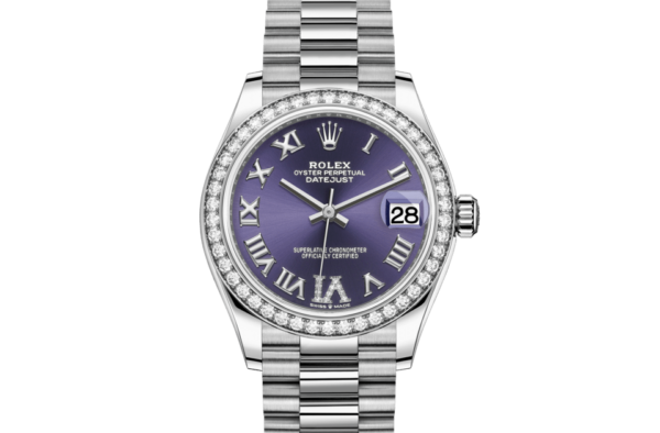 Rolex Datejust 31 Oyster 31 mm white gold and diamonds m278289rbr-0019