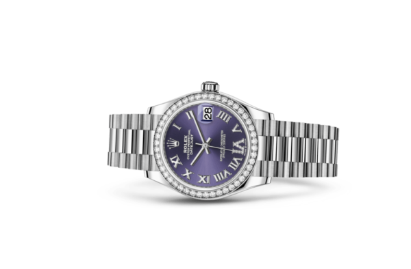 Rolex Datejust 31 Oyster 31 mm white gold and diamonds m278289rbr-0019