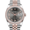 Rolex Datejust 36 Oyster 36 mm Oystersteel Everose gold and diamonds m126281rbr-0011