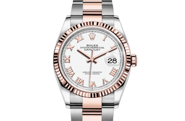 Rolex Datejust 36 Oyster 36 mm Oystersteel and Everose gold m126231-0016