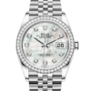 Rolex Datejust 36 Oyster 36 mm Oystersteel white gold and diamonds m126284rbr-0011