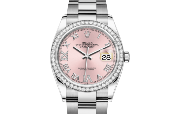 Rolex Datejust 36 Oyster 36 mm Oystersteel white gold and diamonds m126284rbr-0024