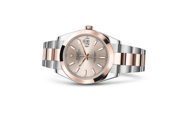 Rolex Datejust 41 Oyster 41 mm Oystersteel and Everose gold m126301-0009