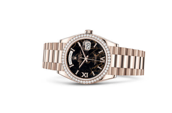 Rolex Day-Date 36 Oyster 36 mm Everose gold and diamonds m128345rbr-0044