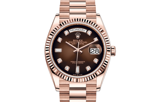 Rolex Day-Date 36 Oyster 36 mm Everose gold m128235-0037