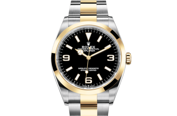 Rolex Explorer Oyster 36 mm Oystersteel and yellow gold m124273-0001