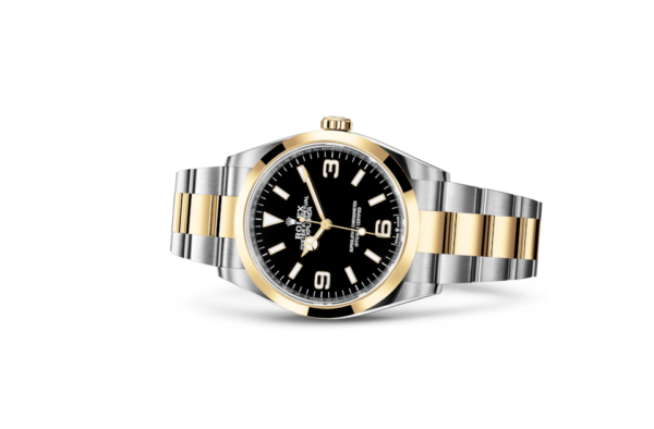 Rolex Explorer Oyster 36 mm Oystersteel and yellow gold m124273-0001