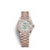Rolex Lady-Datejust Oyster 28 mm Everose gold and diamonds m279135rbr-0010