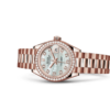 Rolex Lady-Datejust Oyster 28 mm Everose gold and diamonds m279135rbr-0010
