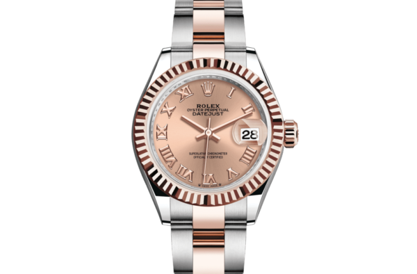 Rolex Lady-Datejust Oyster 28 mm Oystersteel and Everose gold m279171-0026