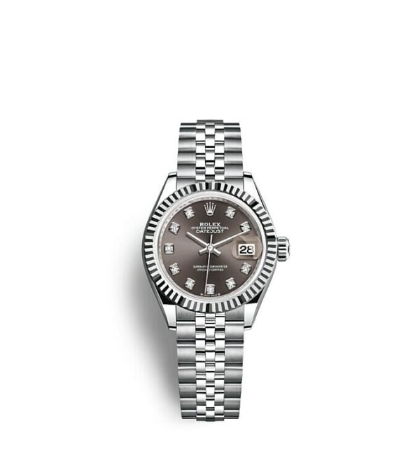 Rolex Lady-Datejust Oyster 28 mm Oystersteel and white gold m279174-0015