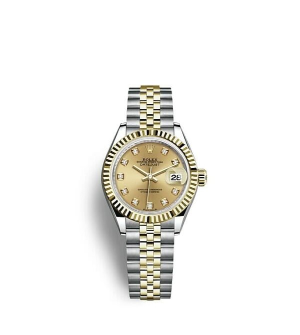 Rolex Lady-Datejust Oyster 28 mm Oystersteel and yellow gold m279173-0011