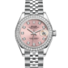 Rolex Lady-Datejust Oyster 28 mm Oystersteel white gold and diamonds m279384rbr-0003