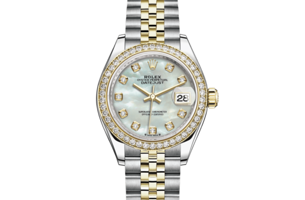 Rolex Lady-Datejust Oyster 28 mm Oystersteel yellow gold and diamonds m279383rbr-0019