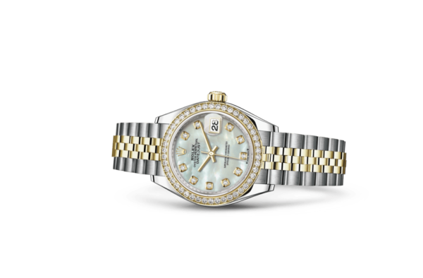 Rolex Lady-Datejust Oyster 28 mm Oystersteel yellow gold and diamonds m279383rbr-0019
