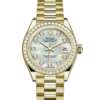 Rolex Lady-Datejust Oyster 28 mm yellow gold and diamonds m279138rbr-0015
