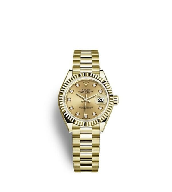 Rolex Lady-Datejust Oyster 28 mm yellow gold m279178-0017