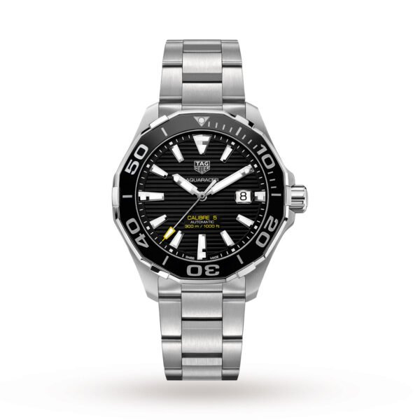 TAG Heuer Aquaracer 300M Calibre 5 43mm Ceramic Bezel Mens Watch WAY201A.BA0927