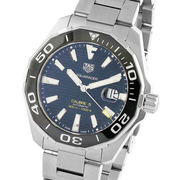 TAG Heuer Aquaracer 300M Calibre 5 43mm Ceramic Bezel Mens Watch WAY201A.BA0927