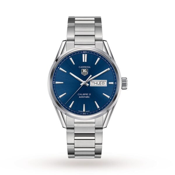 TAG Heuer Carrera Calibre 5 41mm Automatic Day-Date Mens Watch WAR201E.BA0723