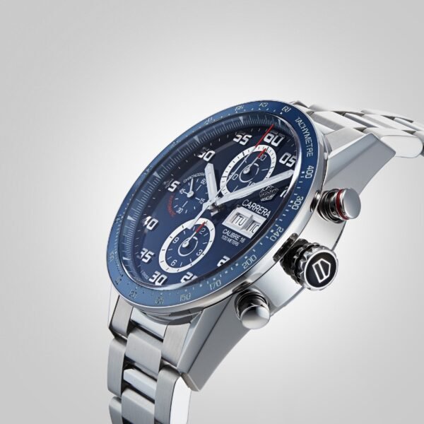 TAG Heuer Carrera Chronograph Calibre 16 Automic 43mm Mens Watch CV2A1V.BA0738