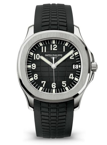 Patek Philippe Aquanaut Date Black Strap Stainless Steel 5167A-001