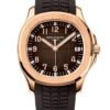 Patek Philippe Aquanaut Date Brown Strap Rose Gold 5167R-001